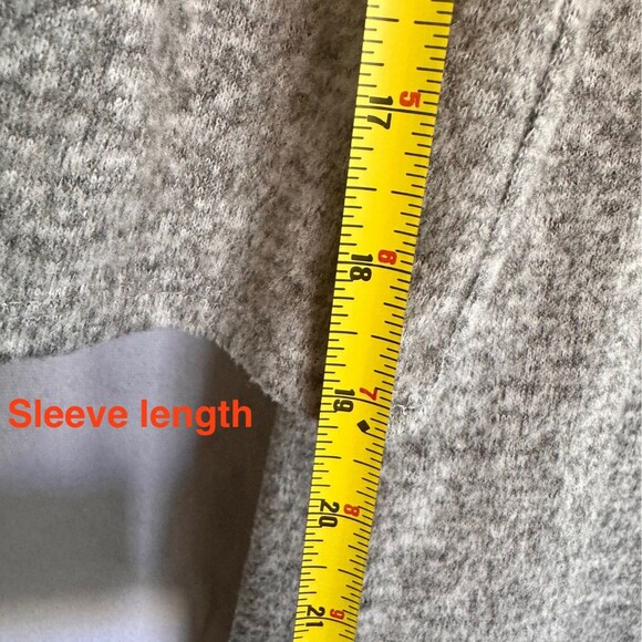 a.n.a A New Approach Heather Gray Bell Sleeve Dress Size Small Sweater Soft Line - Picture 12 of 12